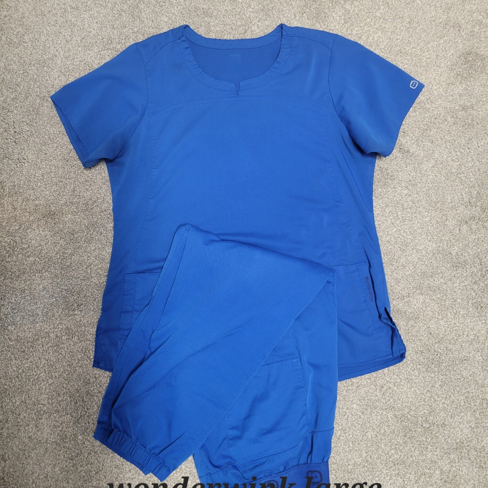 Blue Scrub Set